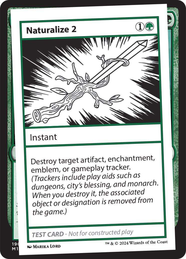 Image for Naturalize 2 (Mystery Booster 2 Playtest Cards) - Magic: The Gathering
