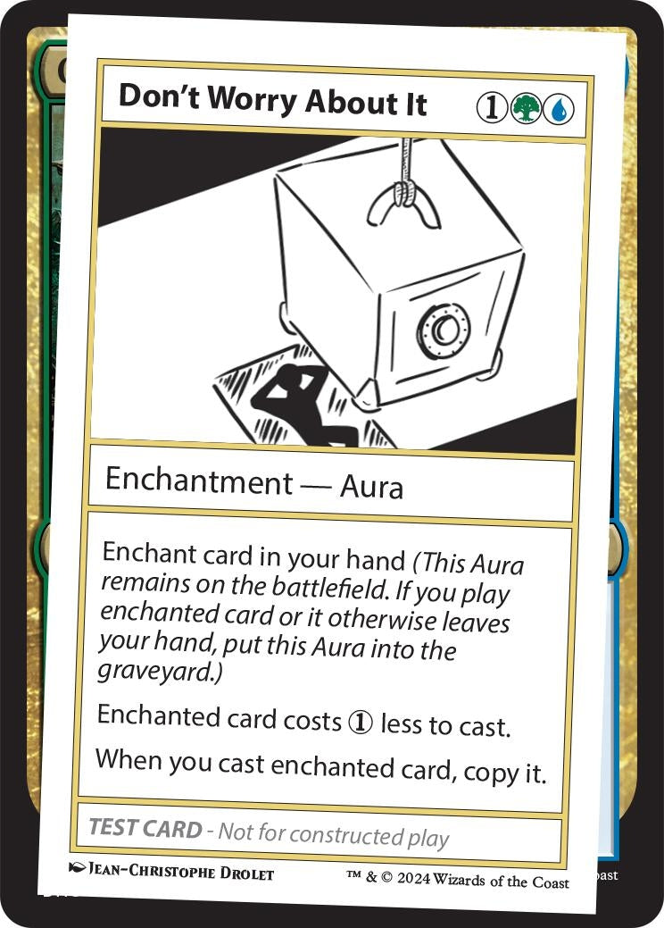 Image for Don't Worry About It (Mystery Booster 2 Playtest Cards) - Magic: The Gathering