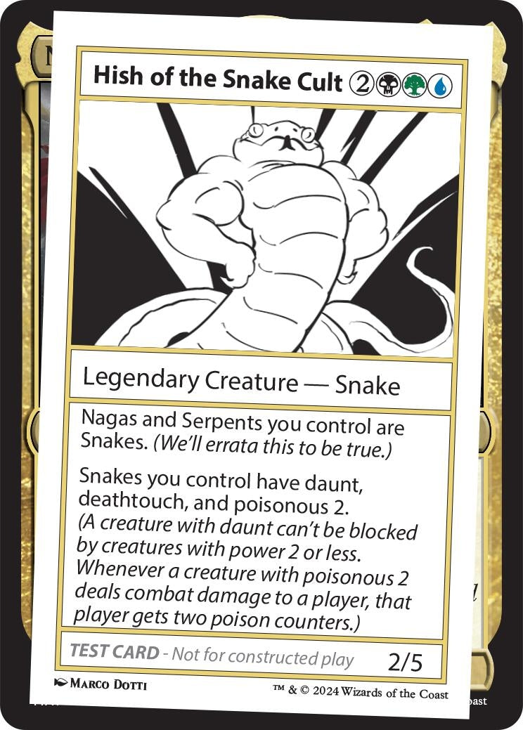 Image for Hish of the Snake Cult (Mystery Booster 2 Playtest Cards) - Magic: The Gathering
