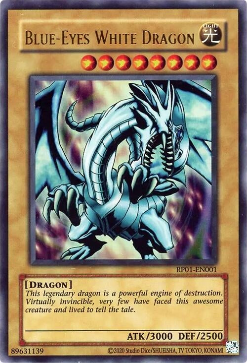 Image for Blue-Eyes White Dragon (RP01-EN001) (Retro Pack (2020 Date Reprint)) - YuGiOh