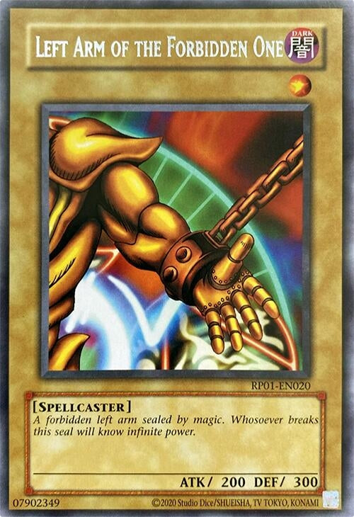 Image for Left Arm of the Forbidden One (RP01-EN020) (RP01) - YuGiOh