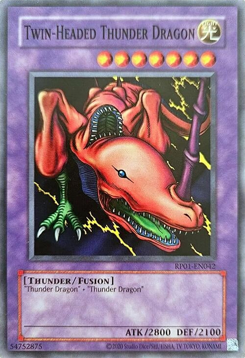 Image for Twin-Headed Thunder Dragon (RP01-EN042) (Retro Pack (2020 Date Reprint)) - YuGiOh