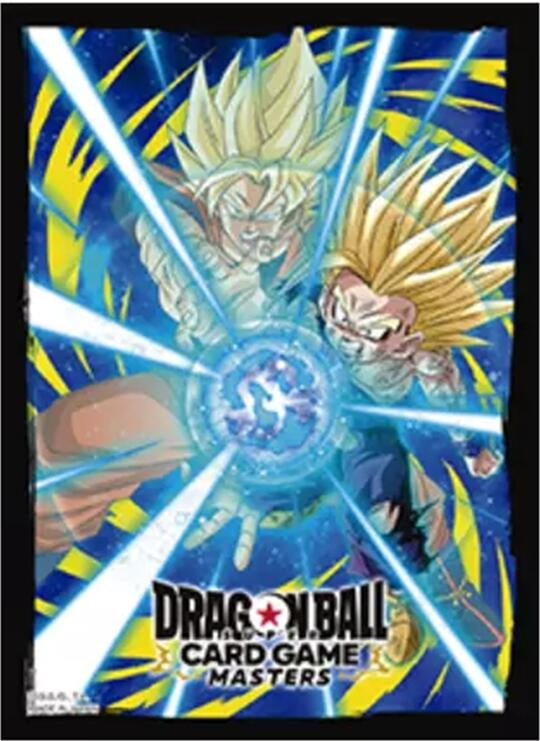 Image for Dragon Ball Super CCG: Premium 7th Anniversary Box 2024 Card Sleeves - Father-Son Kamehameha (66-Pack) - Card Sleeves
