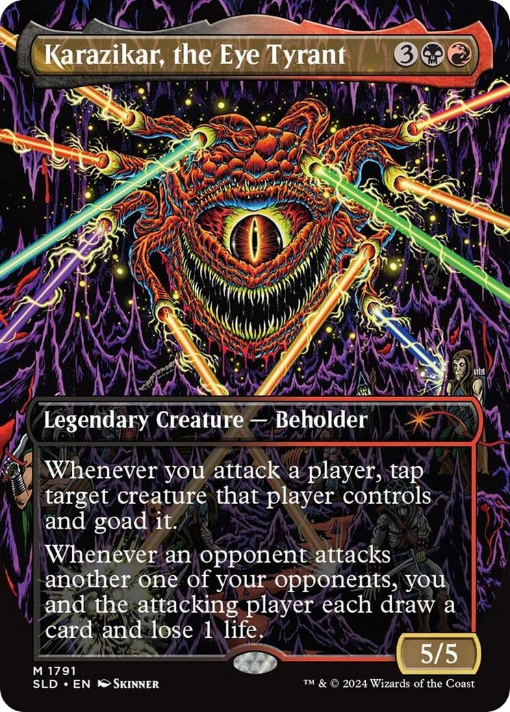 Image for Karazikar, the Eye Tyrant (1791) (Secret Lair Drop Series) - Magic: The Gathering