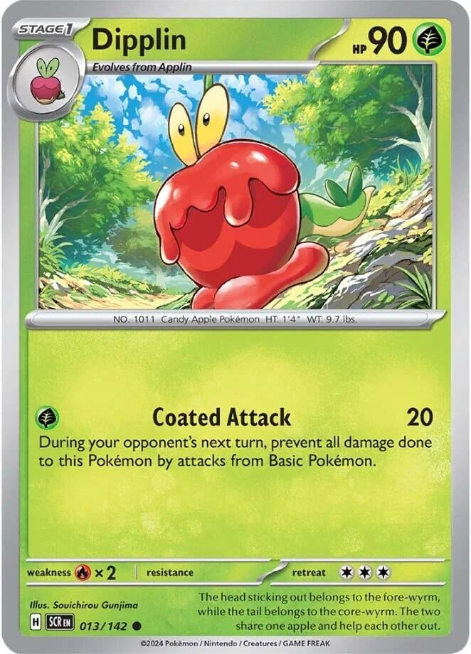 Image for Dipplin (013/142) (SCR) - Pokemon