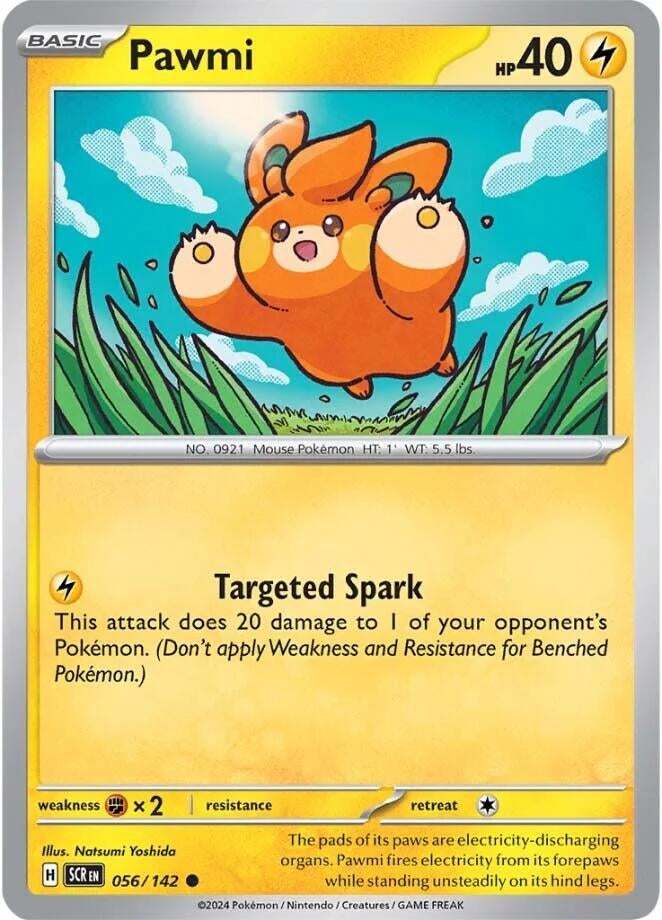 Image for Pawmi (056/142) (SCR) - Pokemon
