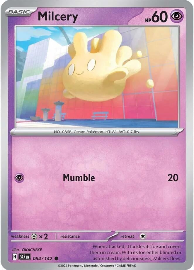 Image for Milcery (064/142) (SCR) - Pokemon