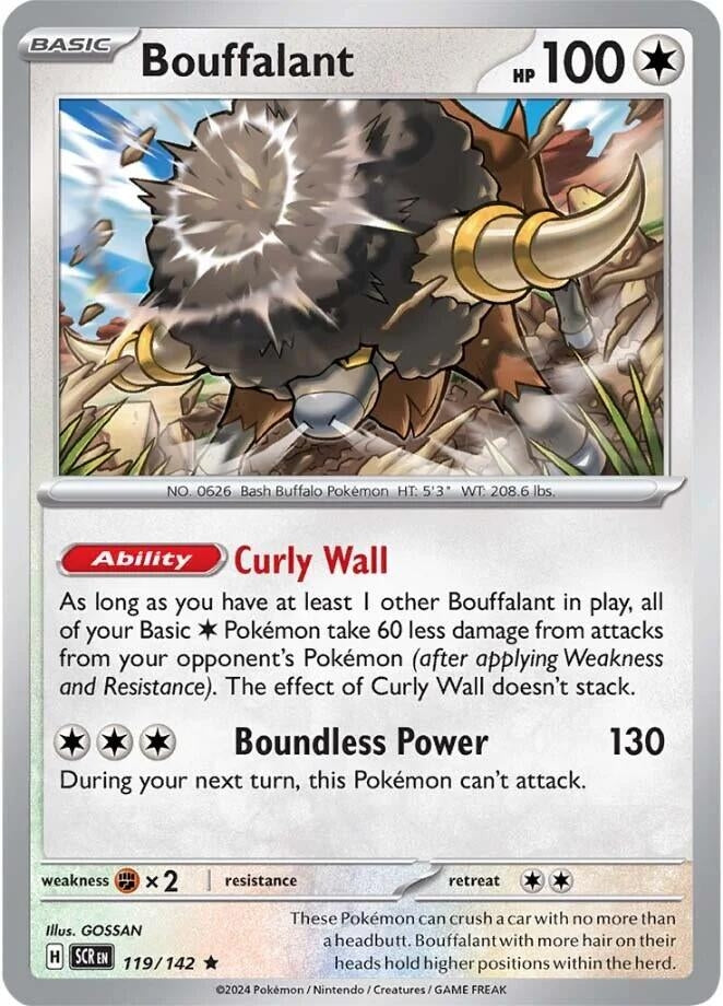 Image for Bouffalant (119/142) (SCR) - Pokemon