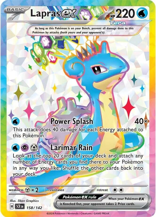 Image for Lapras ex (158/142) (SCR) - Pokemon