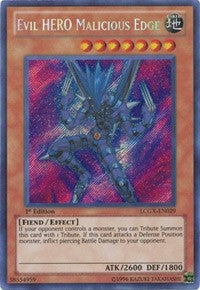 Image for Evil HERO Malicious Edge (LCGX-EN029) (LC02) - YuGiOh