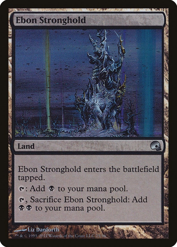 Image for Ebon Stronghold (25) (Premium Deck Series: Graveborn) - Magic: The Gathering