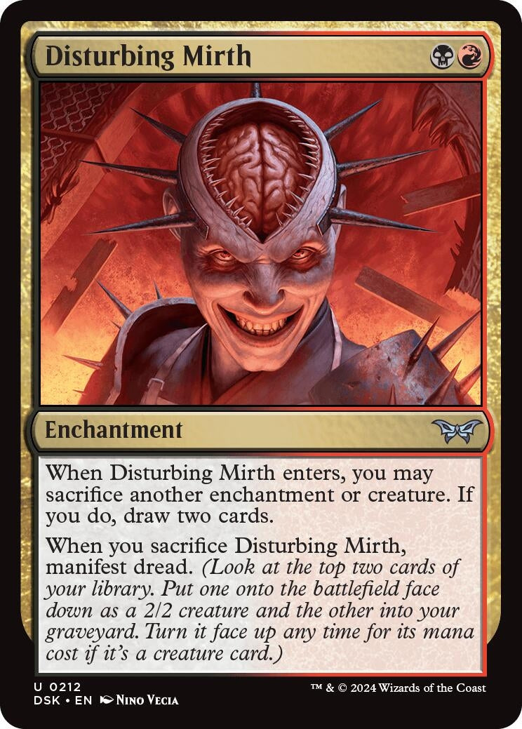 Image for Disturbing Mirth (212) (Duskmourn: House of Horror) - Magic: The Gathering
