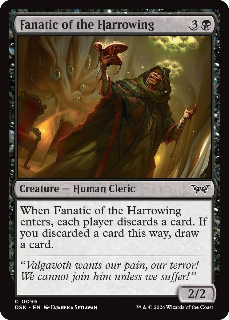 Image for Fanatic of the Harrowing (96) (Duskmourn: House of Horror) - Magic: The Gathering