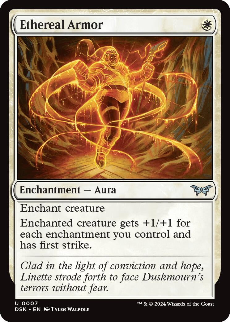 Image for Ethereal Armor (7) (Duskmourn: House of Horror) - Magic: The Gathering