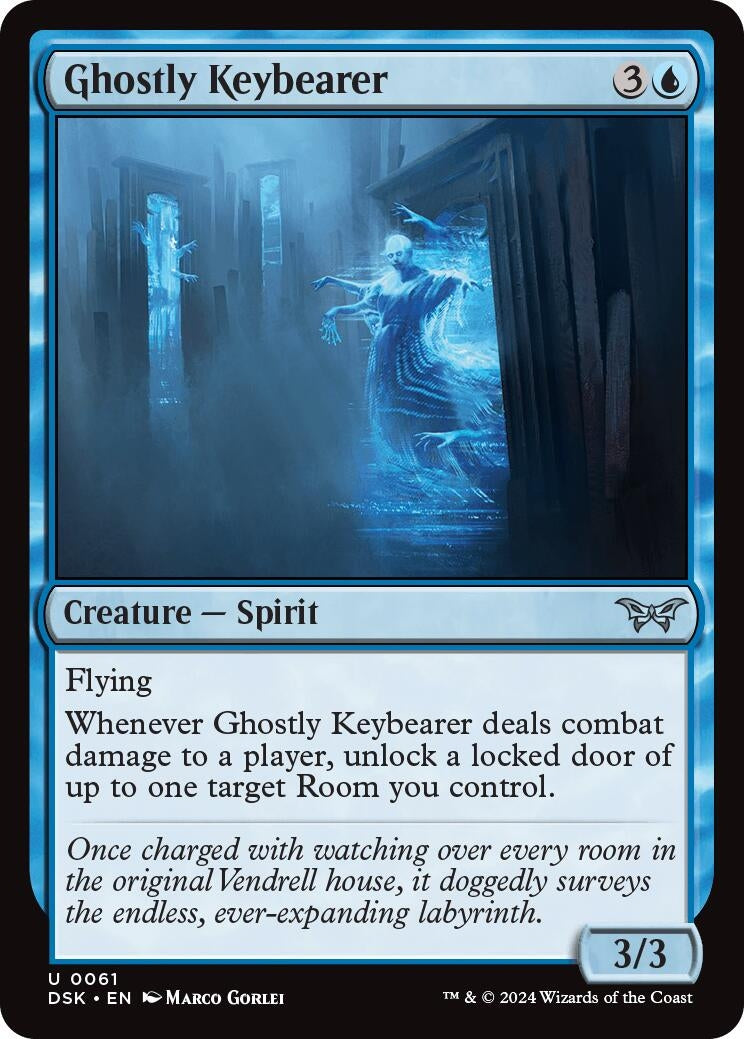 Image for Ghostly Keybearer (61) (Duskmourn: House of Horror) - Magic: The Gathering
