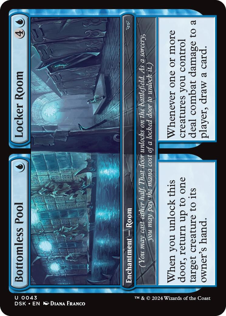 Image for Bottomless Pool // Locker Room (43) (Duskmourn: House of Horror) - Magic: The Gathering