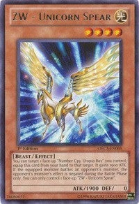 Image for ZW - Unicorn Spear (ORCS-EN005) (ORCS) - YuGiOh