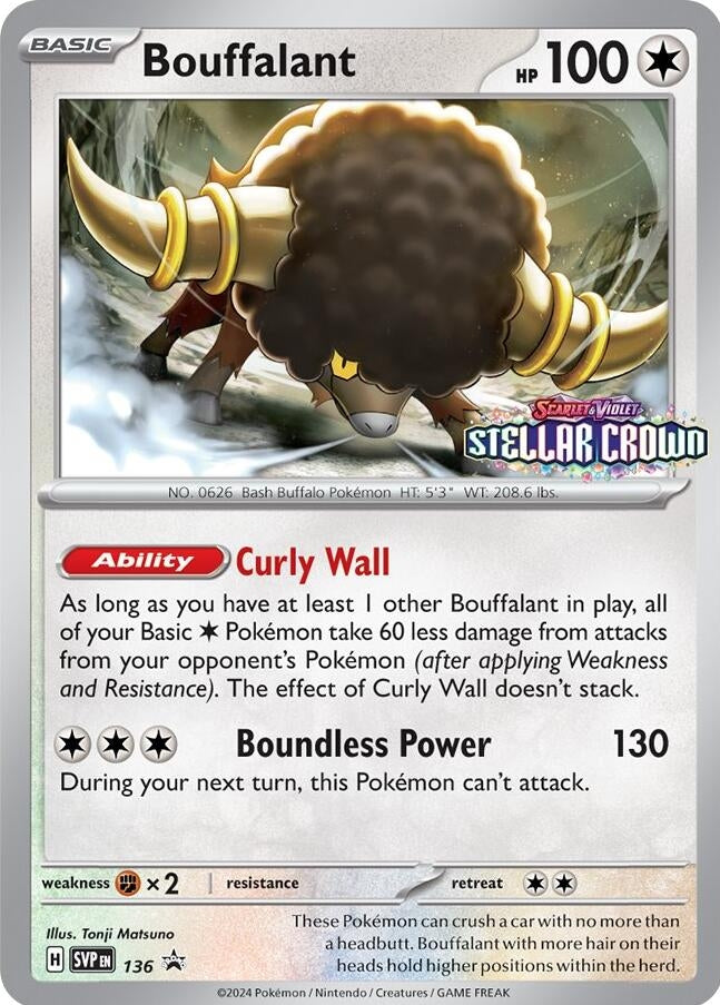 Image for Bouffalant - 136 (136) (SVP) - Pokemon