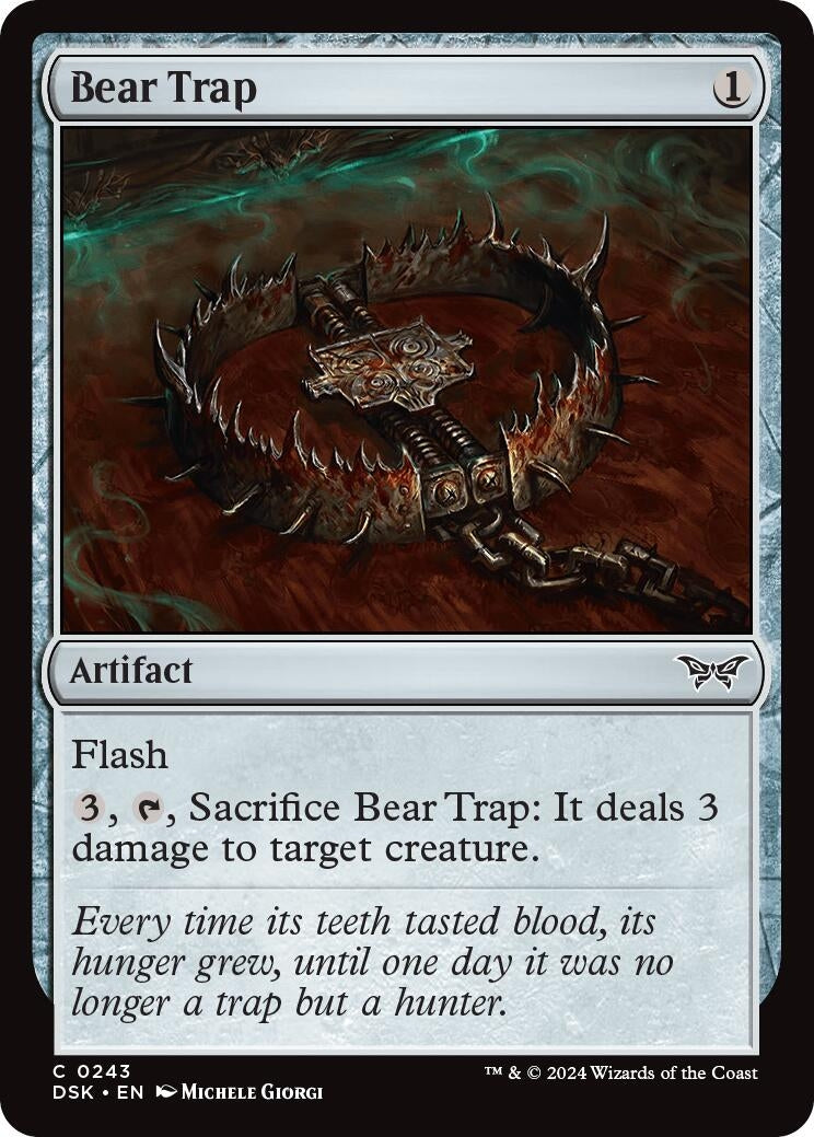 Image for Bear Trap (243) (Duskmourn: House of Horror) - Magic: The Gathering