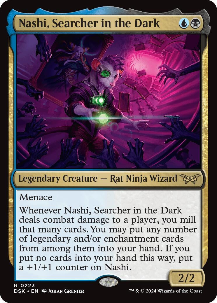 Image for Nashi, Searcher in the Dark (223) (Duskmourn: House of Horror) - Magic: The Gathering