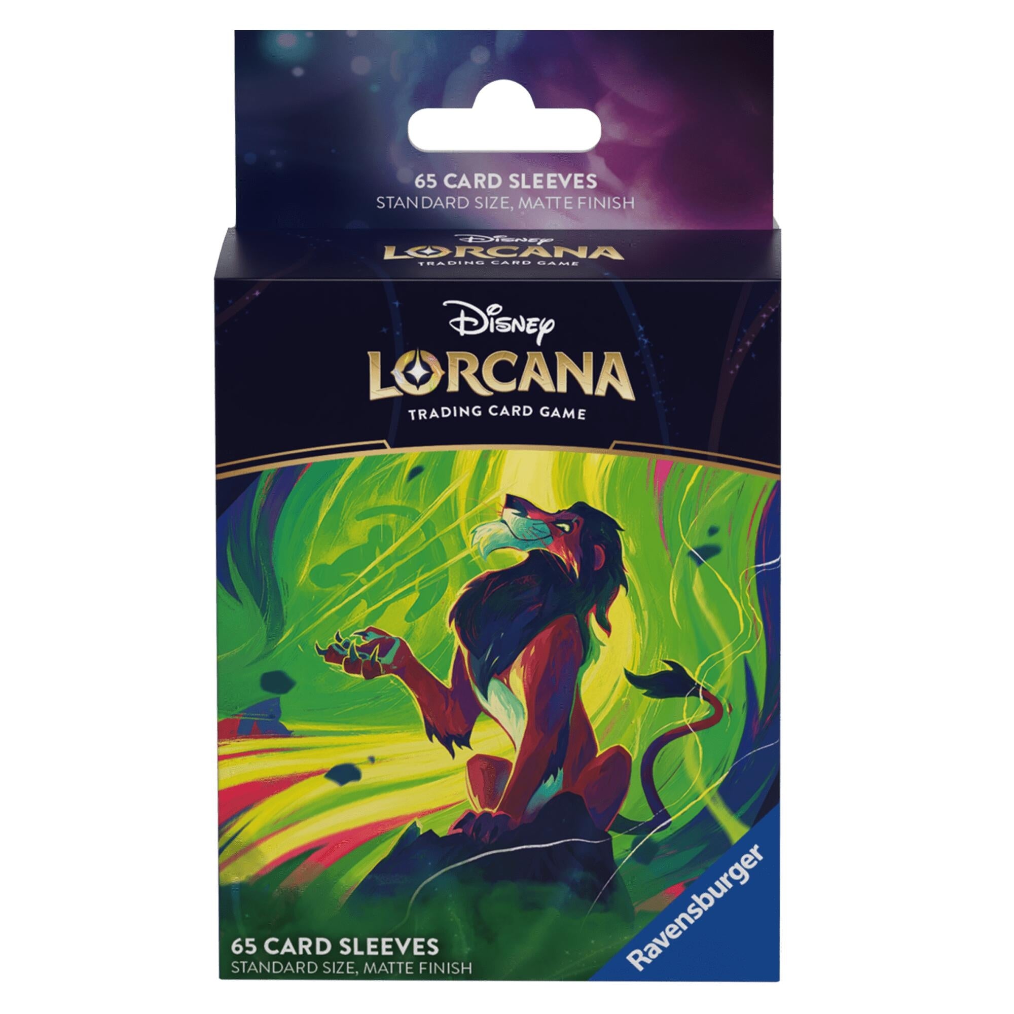 Image for Disney Lorcana Card Sleeves - Scar - Vengeful Lion (65-Pack) - Card Sleeves