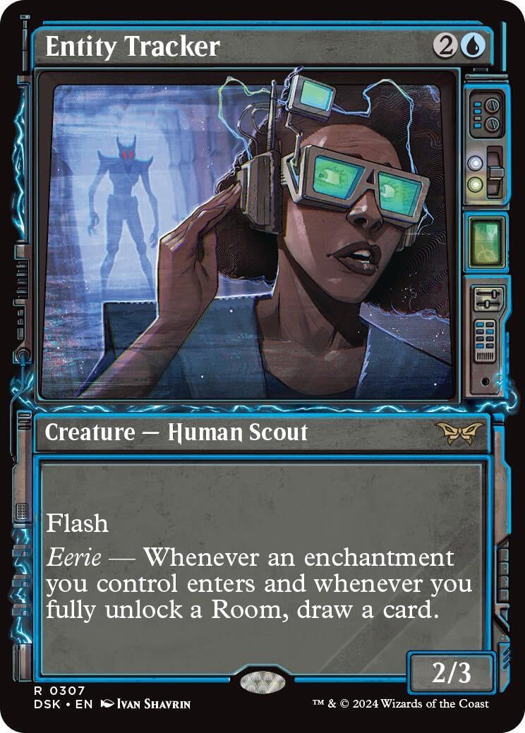 Image for Entity Tracker (Showcase) (307) (Duskmourn: House of Horror) - Magic: The Gathering