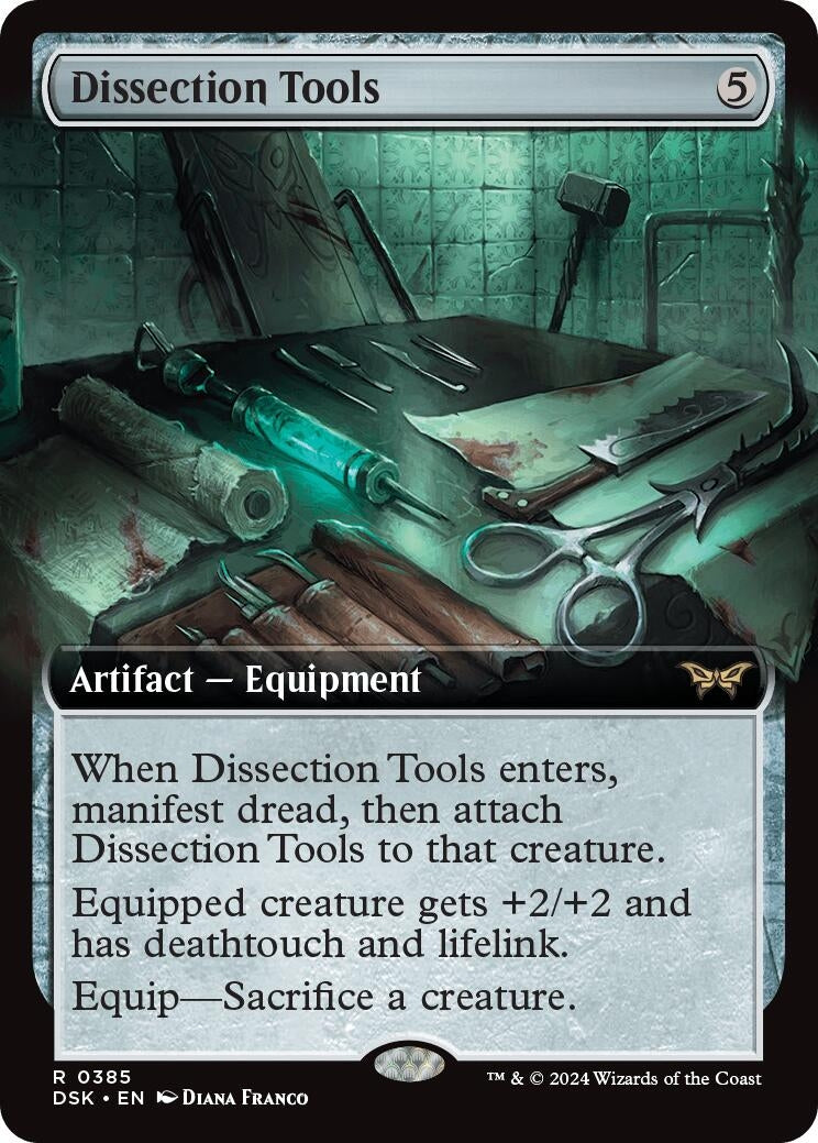 Image for Dissection Tools (Extended Art) (385) (Duskmourn: House of Horror) - Magic: The Gathering
