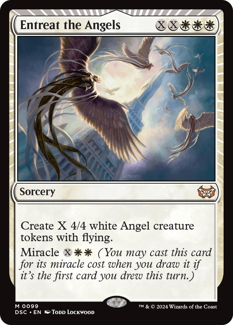 Image for Entreat the Angels (99) (Duskmourn: House of Horror) - Magic: The Gathering
