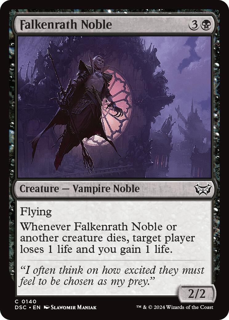 Image for Falkenrath Noble (140) (Duskmourn: House of Horror) - Magic: The Gathering