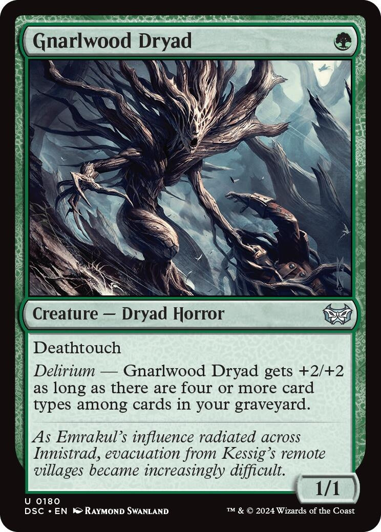 Image for Gnarlwood Dryad (180) (Duskmourn: House of Horror) - Magic: The Gathering