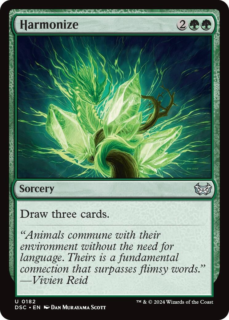 Image for Harmonize (182) (Duskmourn: House of Horror) - Magic: The Gathering