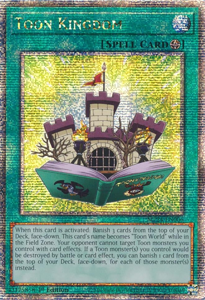 Image for Toon Kingdom (Quarter Century Secret Rare) (MP24-EN006) - YuGiOh