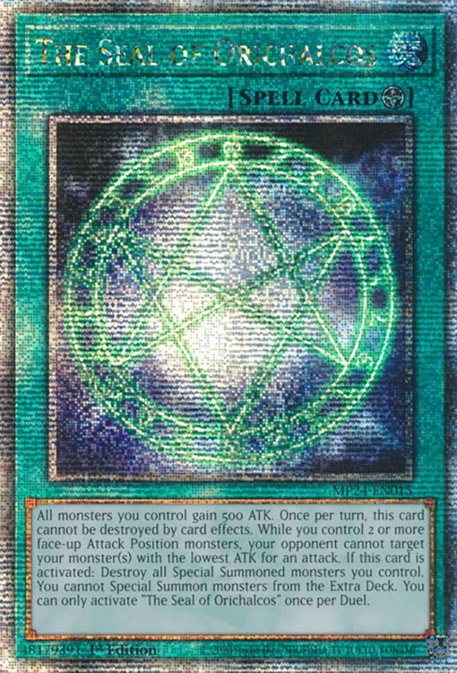 Image for The Seal of Orichalcos (Quarter Century Secret Rare) (MP24-EN015) - YuGiOh