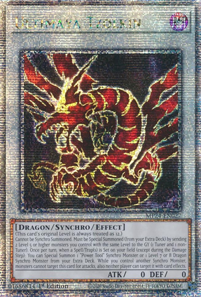 Image for Ultimaya Tzolkin (Quarter Century Secret Rare) (MP24-EN027) - YuGiOh