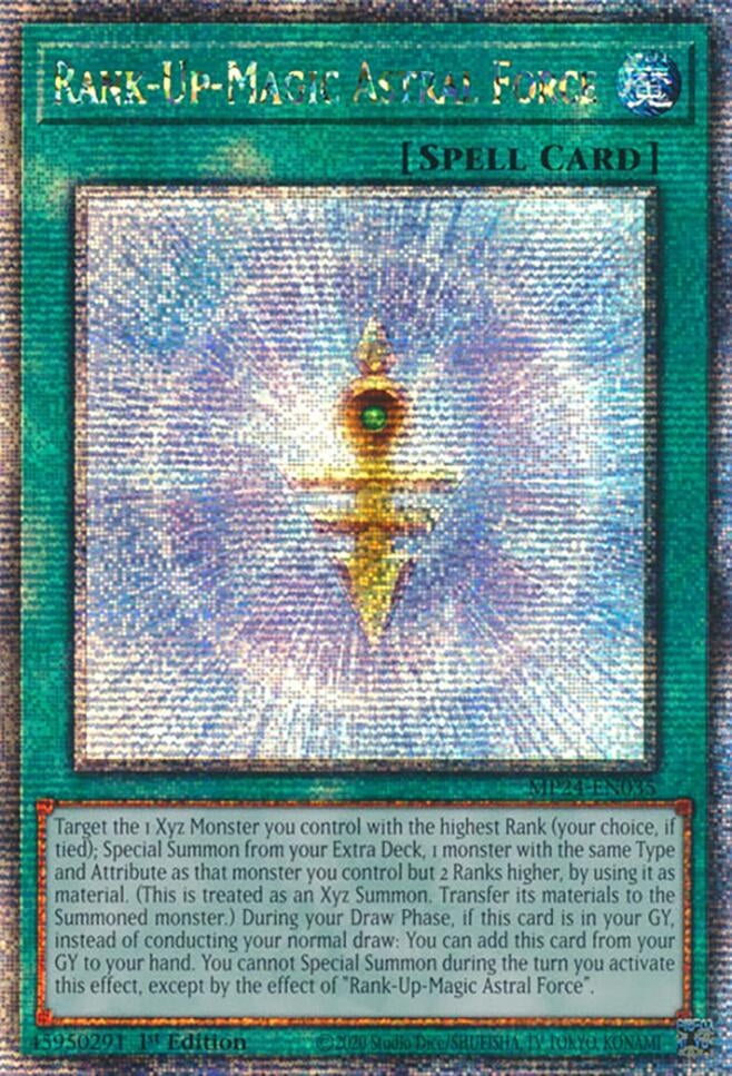 Image for Rank-Up-Magic Astral Force (Quarter Century Secret Rare) (MP24-EN035) - YuGiOh