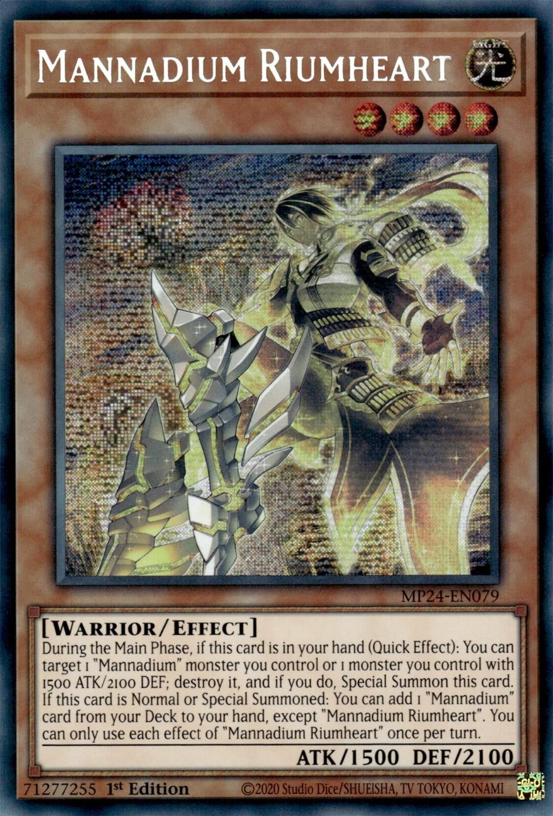 Mannadium Riumheart (MP24-EN079)