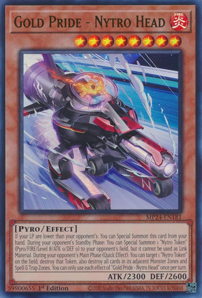 Image for Gold Pride - Nytro Head (MP24-EN181) - YuGiOh