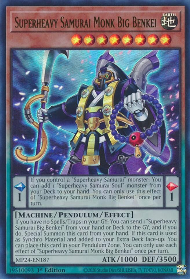 Image for Superheavy Samurai Monk Big Benkei (MP24-EN187) - YuGiOh