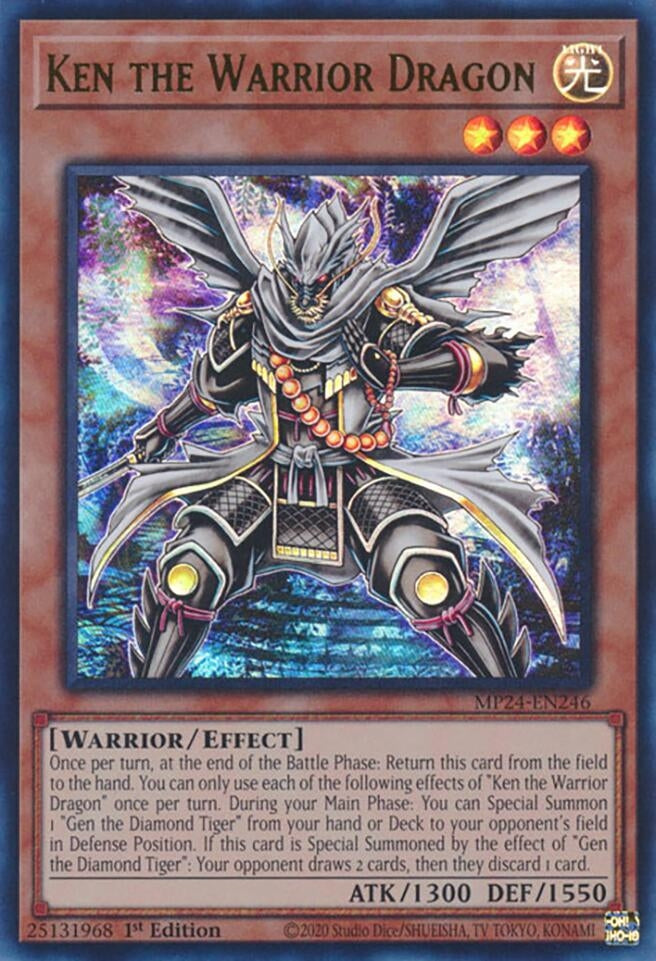 Image for Ken the Warrior Dragon (MP24-EN246) - YuGiOh