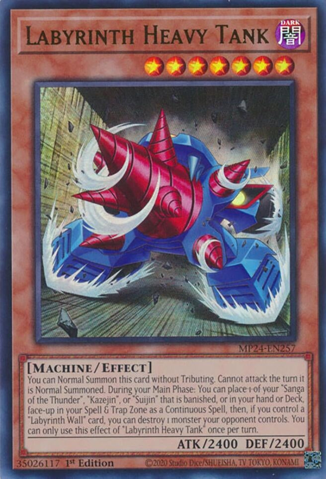 Image for Labyrinth Heavy Tank (MP24-EN257) - YuGiOh