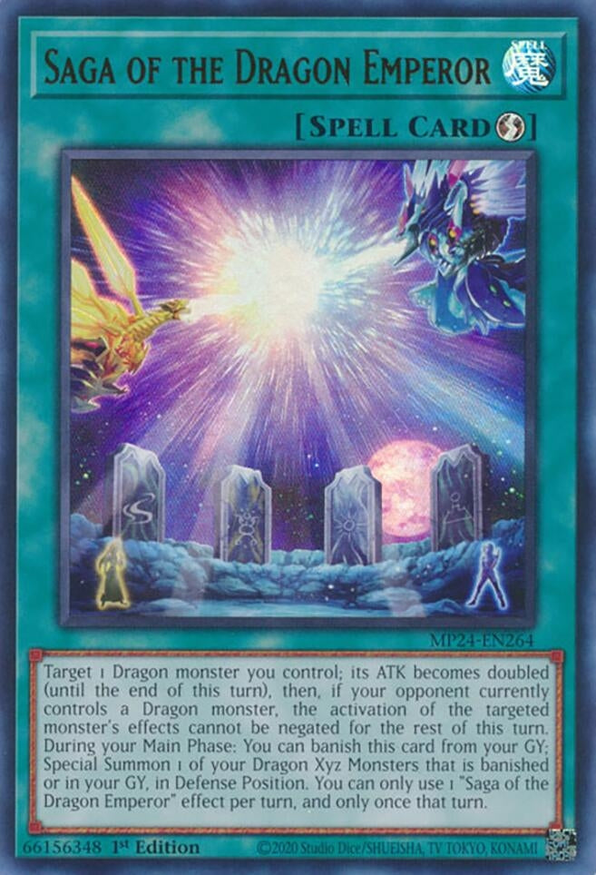 Image for Saga of the Dragon Emperor (MP24-EN264) - YuGiOh
