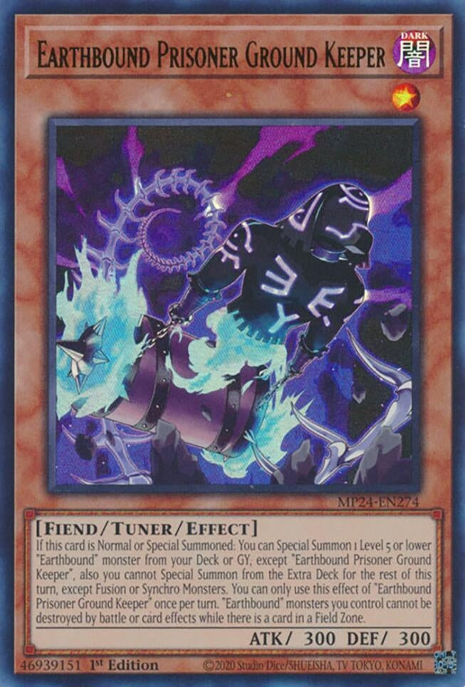 Image for Earthbound Prisoner Ground Keeper (MP24-EN274) - YuGiOh