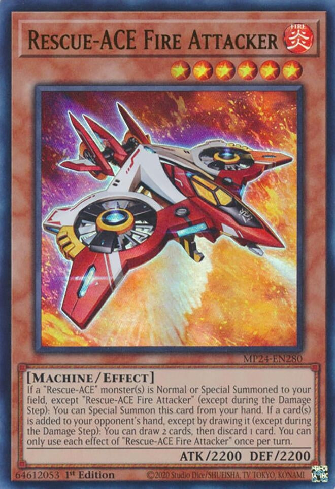 Image for Rescue-ACE Fire Attacker (MP24-EN280) - YuGiOh