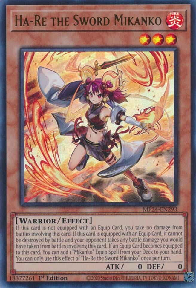 Image for Ha-Re the Sword Mikanko (MP24-EN293) - YuGiOh