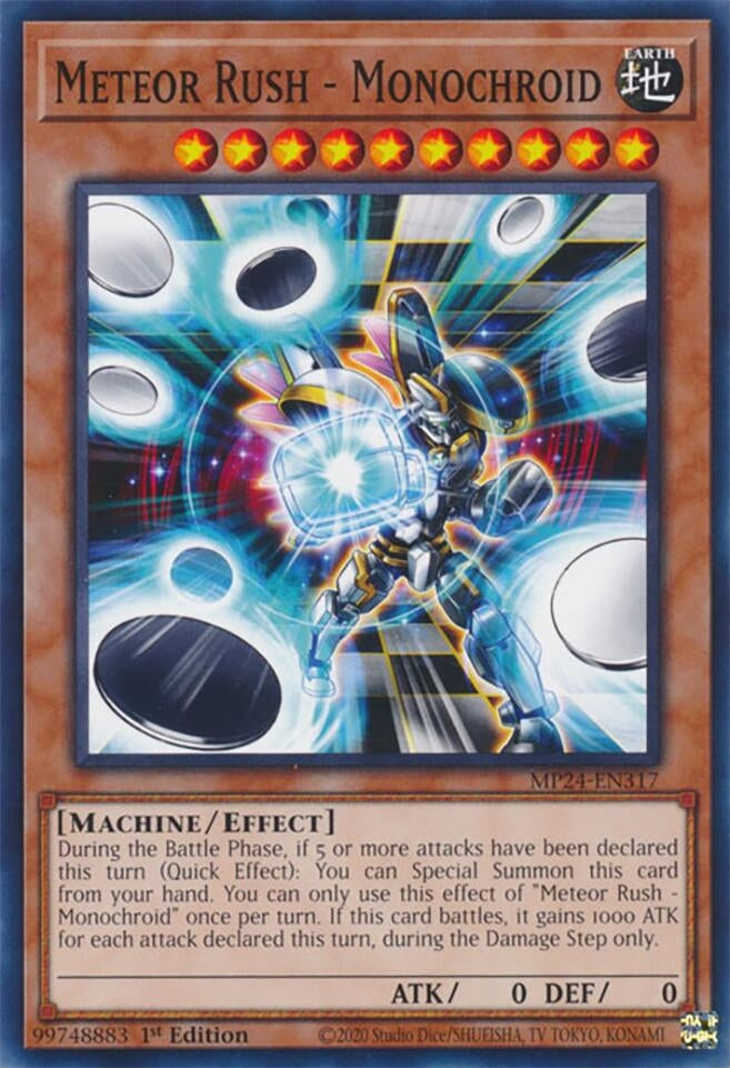 Image for Meteor Rush - Monochroid (MP24-EN317) - YuGiOh