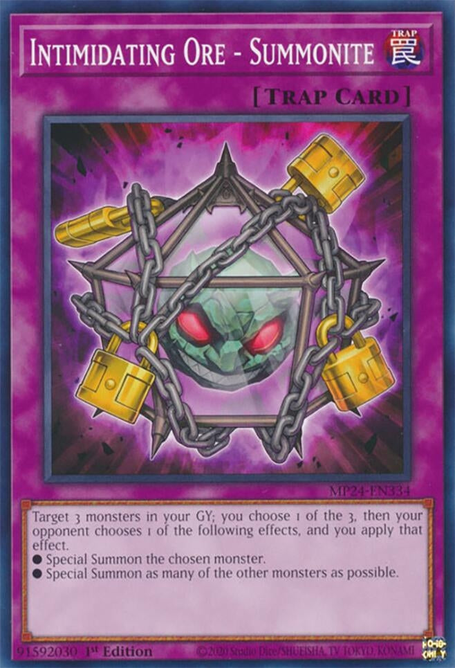 Image for Intimidating Ore - Summonite (MP24-EN334) - YuGiOh