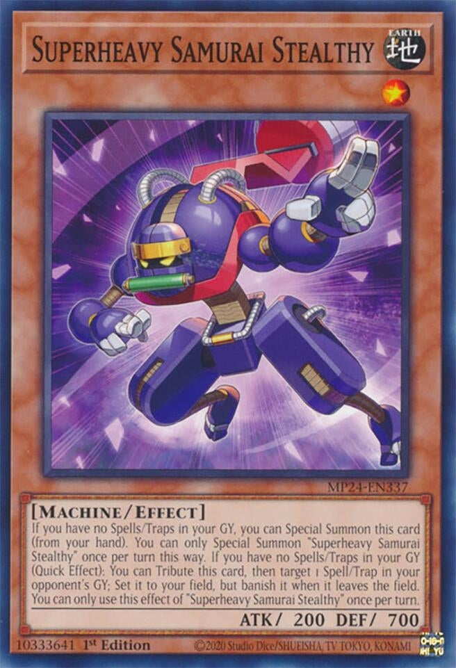 Image for Superheavy Samurai Stealthy (MP24-EN337) - YuGiOh