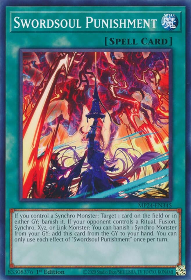 Image for Swordsoul Punishment (MP24-EN345) - YuGiOh