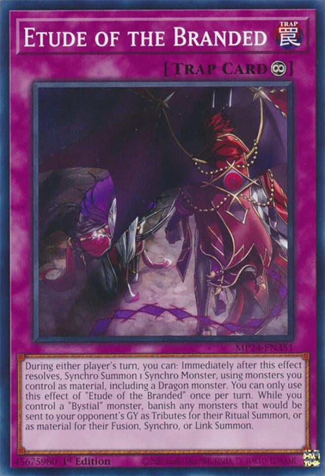 Image for Etude of the Branded (MP24-EN351) - YuGiOh