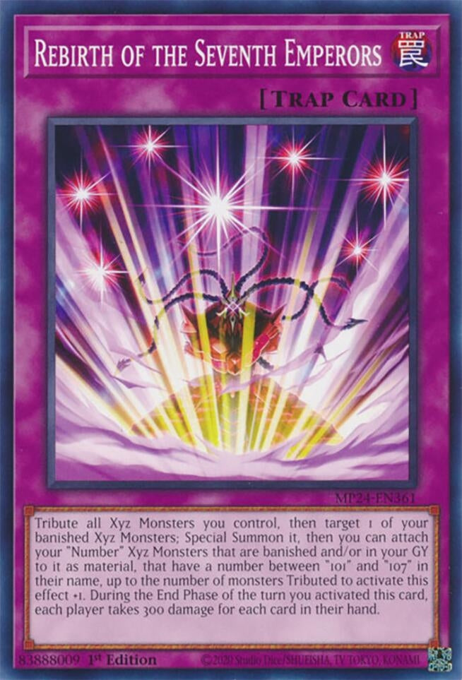 Image for Rebirth of the Seventh Emperors (MP24-EN361) - YuGiOh